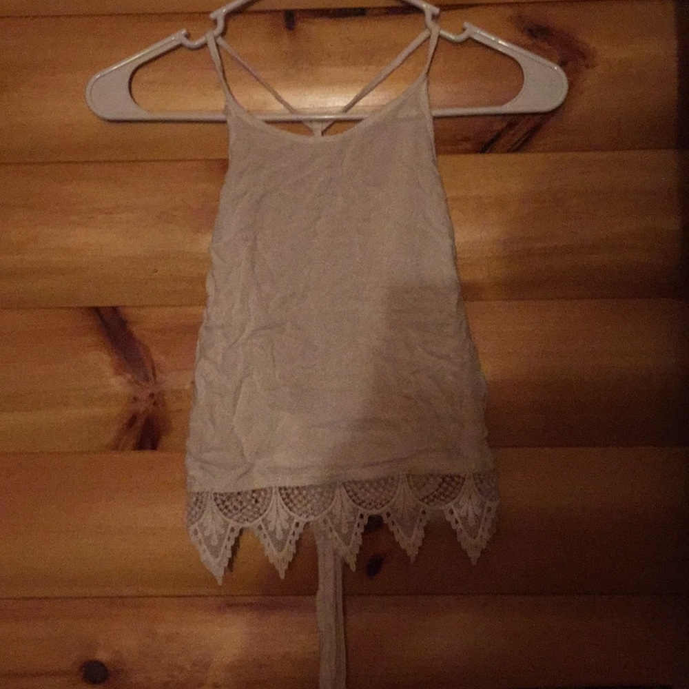 *ON HOLD* La hearts open back crop top